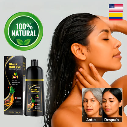 Black Hair Dye™️ 3 en 1 – El Secreto del Cabello Sin Edad